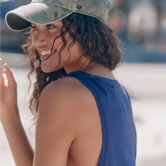 Anthropologie "Daily practice Sporty mini dress in Blue" NWT - Picture 3 of 5